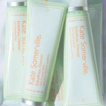 Kate Somerville ExfoliKate Cleanser – Daily Exfoliating Foaming Face Wash – Clinically Formulated Glycolic Acid and Lactic Acid Gentle Facial Scrub, 1.7 Fl Oz