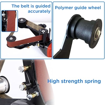 Enhanced Belt Sander Adapter for Angle Grinder Use