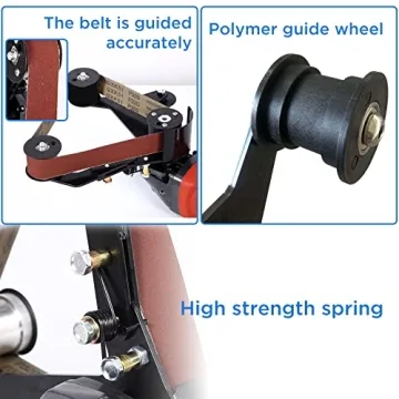 Enhanced Belt Sander Adapter for Angle Grinder Use