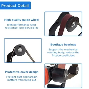 Enhanced Belt Sander Adapter for Angle Grinder Use