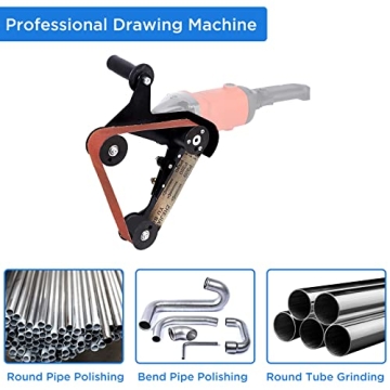 Enhanced Belt Sander Adapter for Angle Grinder Use