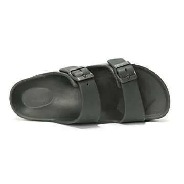 FUNKYMONKEY Women's Waterproof EVA Adjustable Sandals