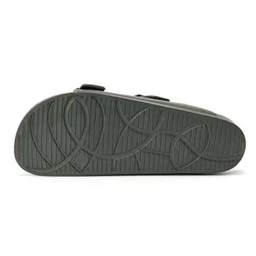 FUNKYMONKEY Women's Waterproof EVA Adjustable Sandals