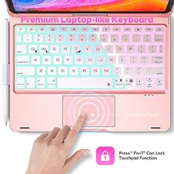 Levet 360° Rotatable Keyboard Case for iPad Pro & Air