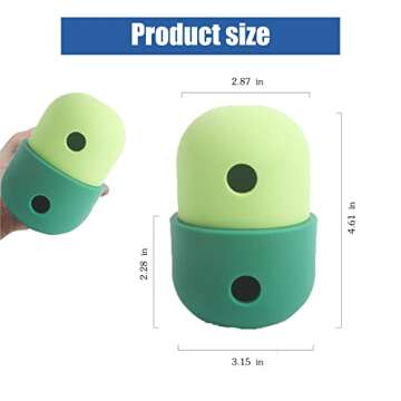 ZHY XD Dog Puzzle Toy Ball Durable Dog Balls for Teeth Cleaning/IQ Training, Dog Enrichment Toys, and Interactive Dog Toys in One .Durable Chewing Ball for Small and Medium Dogs