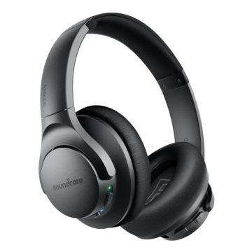Soundcore Anker Life Q20 Hybrid Active Noise Cancelling Headphones, Wireless Over Ear Bluetooth Head...