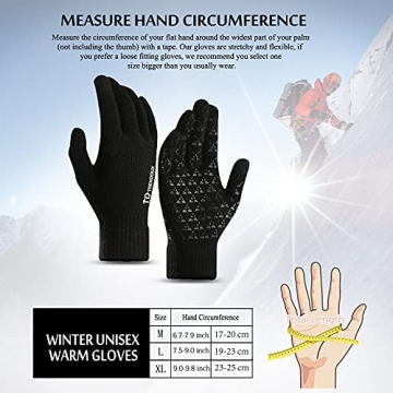 TRENDOUX Winter Touch Screen Gloves - M Size