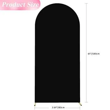 Wokceer 6FT Wedding Arch Cover - Elegant Spandex Backdrop for Celebrations