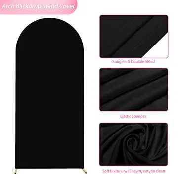 Wokceer 6FT Spandex Wedding Arch Cover for All Occasions