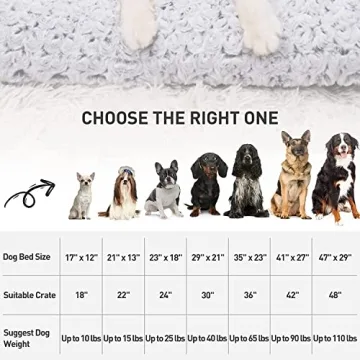 Deluxe Plush Dog Bed - Washable and Anti-Slip