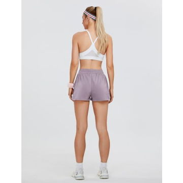 Blooming Jelly Women's Quick-Dry Running Shorts with Pockets