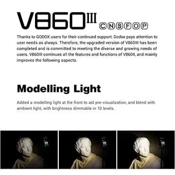 Godox V860III-C Flash for Canon Cameras with Li-ion Battery