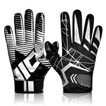 ACESHIP Football Gloves - Enhanced Performance & Grip for Kids and Adults