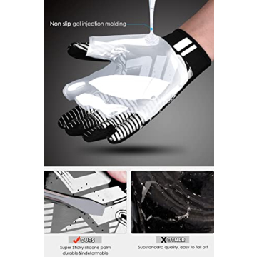 High Grip ACESHIP Football Gloves for All Ages