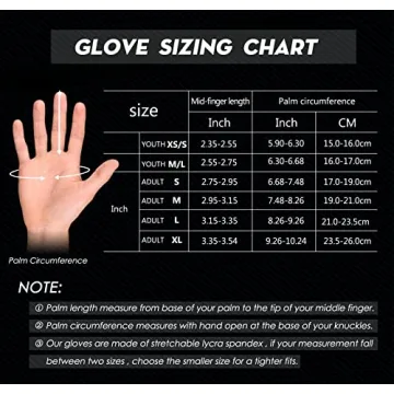 High Grip ACESHIP Football Gloves for All Ages