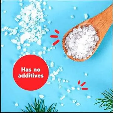 Amorcito Corazón - Coarse Sea Salt - Natural Salt from Mexico - 2-Pack (24.64 oz, 700 g Each) - Perfect for Drinks, Meat, Seafood, Dips, Desserts, Veggies, and More