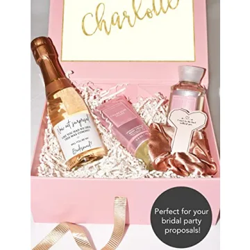Bridesmaid Mini Champagne Labels for Proposals and Gifts