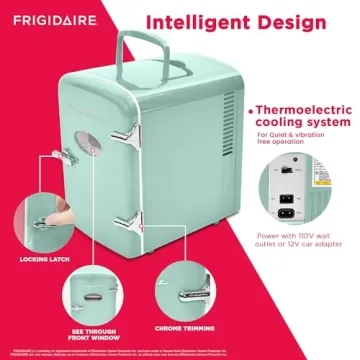 Frigidaire Mint Mini Fridge Cooler - 1 Gal Capacity