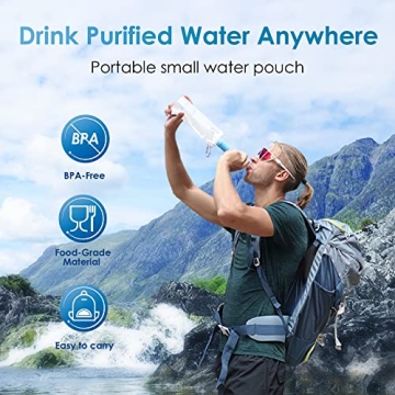 Waterdrop Gravity Water Filter Straw for Healthy Hydration