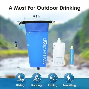 Waterdrop Gravity Water Filter Straw for Healthy Hydration