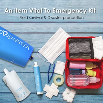 Waterdrop Gravity Water Filter Straw for Healthy Hydration