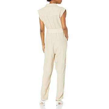 Rip Curl Women's The Off Duty Boiler Suit, Stone Blue, XS