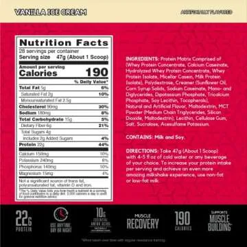 BSN SYNTHA-6 Whey Protein Powder, Vanilla Milk Isolate Protein Powder with Micellar Casein, Ice Cream, 28 Servings (Package May Vary)