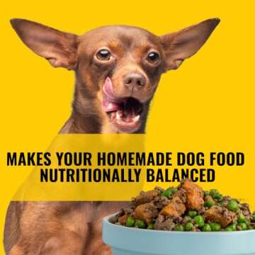 Azestfor Homemade Dog Food Supplement Dog Vitamins Made in USA Add to Holistic Whole Food Diets Raw BARF All Breeds Puppy Adult 16oz Powder