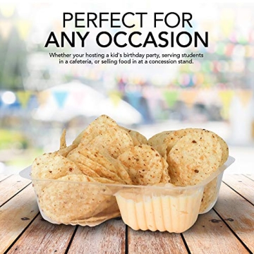 12oz Plastic Nacho Trays for Easy Party Snacks