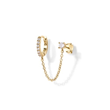 Stunning PAVOI Gold Chain Earrings for Fashionable Women