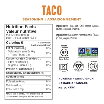 Fody Foods Vegan Taco Seasoning | Gluten Free Flavor Packed