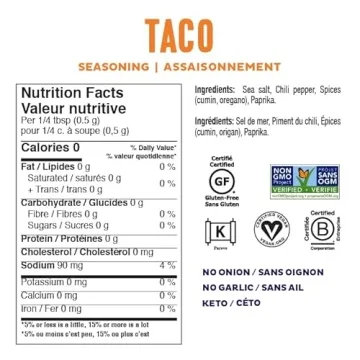 Fody Foods Vegan Taco Seasoning | Gluten Free Flavor Packed