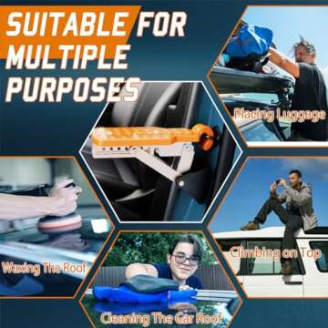 Universal Car Door Step 2024 | Adjustable & Durable Access