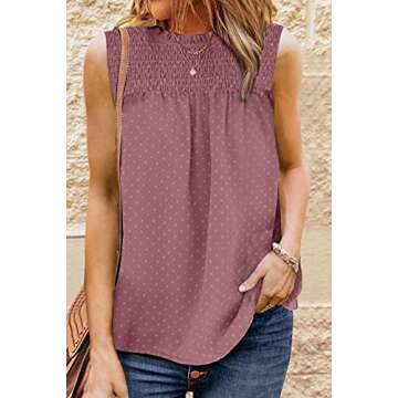 Paitluc Women’s Polka Dot Red Blouse for Every Occasion