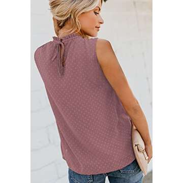 Paitluc Women’s Polka Dot Red Blouse for Every Occasion