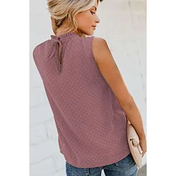 Paitluc Women’s Polka Dot Red Blouse for Every Occasion