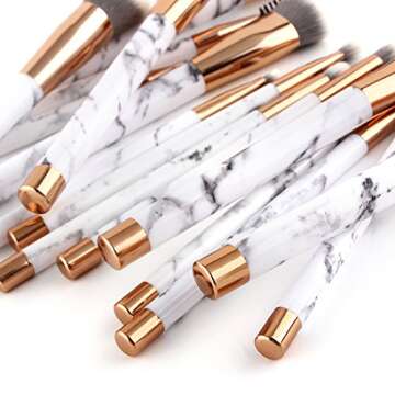 UNIMEIX 15-Piece Makeup Brush Set for Flawless Application