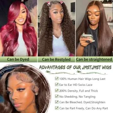 Luxury 30 Inch Chocolate Brown Lace Front Wig | Human Hair