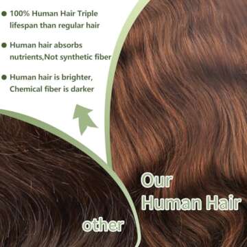 JMSTJMST 30 Inch Chocolate Brown Lace Front Wig Human Hair 200 Density 13x6 Hd Body Wave Lace Front Wigs Human Hair Pre Plucked Colored Frontal Wigs Human Hair Brown Wig Human Hair Wigs for Women