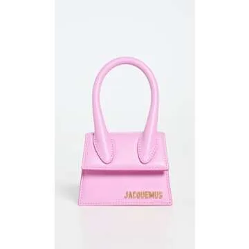Jacquemus Women's Le Chiquito Bag - Stylish Light Pink Handbag with Optional Crossbody Strap