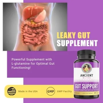Vegan L-Glutamine Capsules for Leaky Gut Support - Ancient Bliss