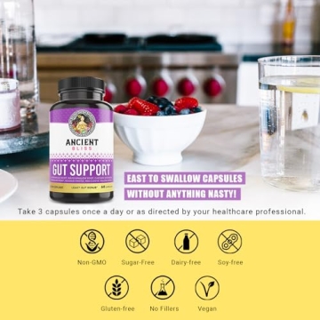 Vegan L-Glutamine Capsules for Leaky Gut Support - Ancient Bliss