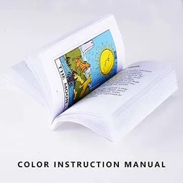 Unilive Tarot Cards Deck with Guidebook,Original Classic Tarot Card for Beginners