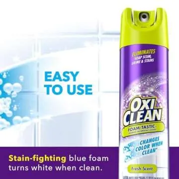 OxiClean Foam-Tastic Fresh Scent Bathroom Cleaner, 19 oz, 2 count