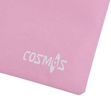 Cosmos 10 Pcs Travel Shoe Bags Shoe Organizer Pouch Storage String Bags for Travel Trip Carrying Packing, Dust-proof Non-Woven Fabric in Dual Drawstring Closure, 13.5" x 11" (Light Pink)