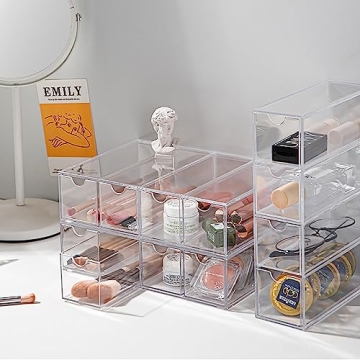 Nicunom Sunglasses Organizer with 4 Drawers in Acrylic