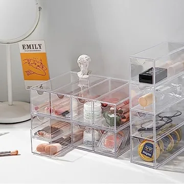 Nicunom Sunglasses Organizer with 4 Drawers in Acrylic