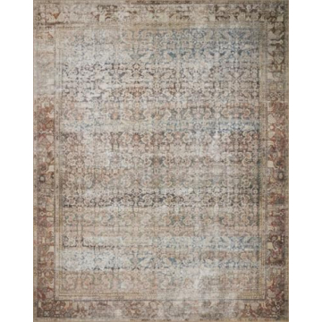 Loloi Amber Lewis x Georgie Area Rug Multi/Spice 7'6" x 9'6"