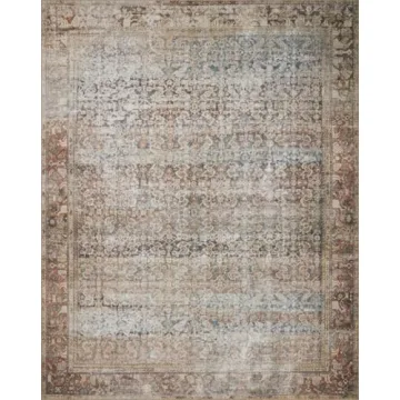 Loloi Amber Lewis x Georgie Area Rug Multi/Spice 7'6" x 9'6"