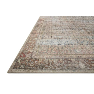 Loloi Amber Lewis x Georgie Area Rug Multi/Spice 7'6" x 9'6"